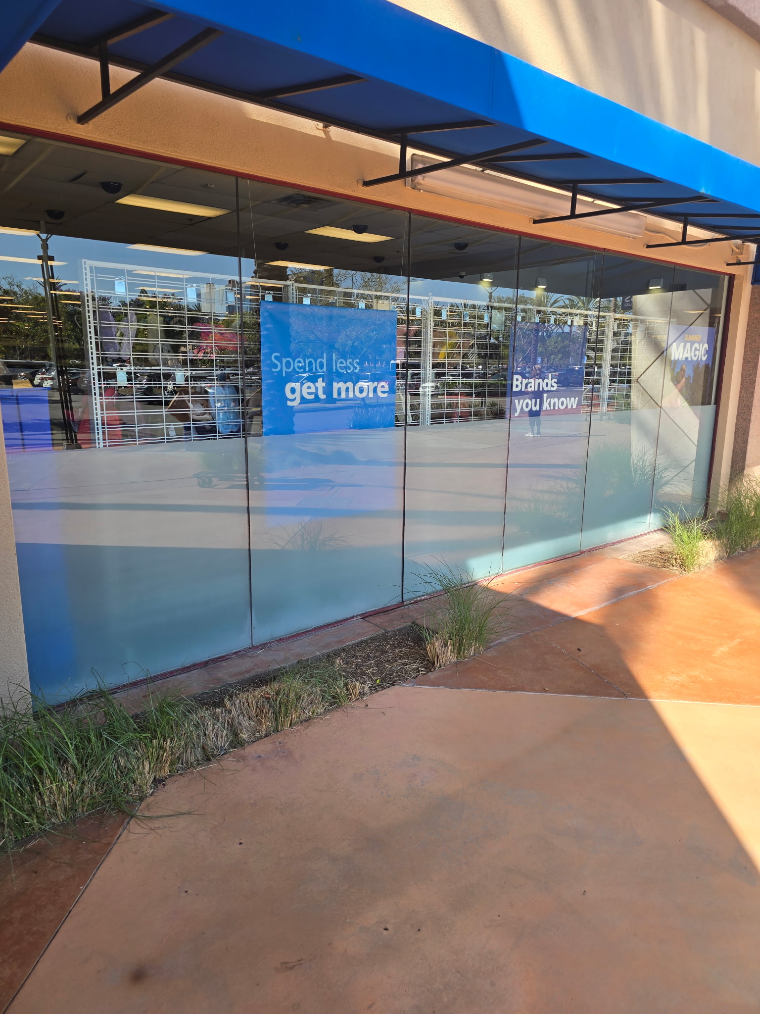 Completed commercial storefront